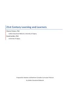 21st Century Learning and Learners