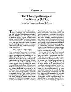 Chapter   The Clinicopathological Conferences (CPCs) Nancy Lee Harris and Robert E. Scully
