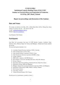 Microsoft Word - Hanoi_Seminar_record.doc