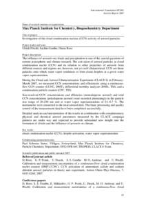 Thermodynamics / Cloud condensation nuclei / Particle / Aerosol / Water vapor / Condensation / Sulfate / Supersaturation / Max Planck Institute for Chemistry / Particulates / Atmospheric sciences / Meteorology