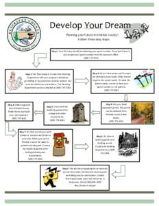 Develop Your Dream Planning your future in Klickitat County? Follow these easy steps. Step 1: Your first step should be obtaining your parcel number. If you don’t have it, you can get your parcel number from the Assess