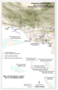 Protecting Coastal Waters State of California 2002 Critical Coastal Areas Draft Strategic Plan S A N T A B A R B A R A