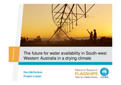 Water / Hydraulic engineering / Hydrology / Gnangara Mound / Groundwater / Commonwealth Scientific and Industrial Research Organisation / Murray–Darling basin / Gnangara /  Western Australia / Perth /  Western Australia / Physical geography / Geography of Australia / Swan Coastal Plain