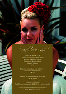 Beach Mermaid BRIDAL MAKEUP Trial including colour consultation Wedding makeup on the day Geleration... Hands & Feet