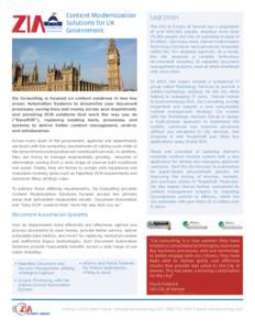government solutions Content Modernization Solutions for UK Government