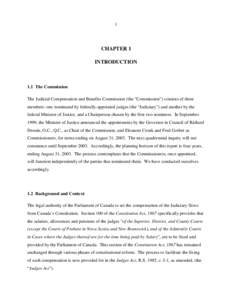 1  CHAPTER 1 INTRODUCTION  1.1 The Commission