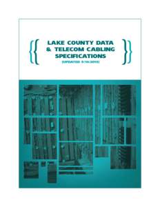 Lake County Data & Telecom Cabling Specifications