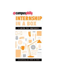 INTERNSHIP IN A BOX a guide for employers everything you need to know