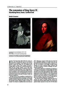 House of Stuart / LGBT history in Italy / Pastel / College of Cardinals / Scottish National Portrait Gallery / James Francis Edward Stuart / Charles Edward Stuart / Royalty / Monarchy / Henry Benedict Stuart