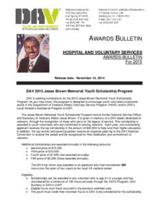 Microsoft Word[removed]JesseBrown Youth Mem Scholarship Bulletin-Application F