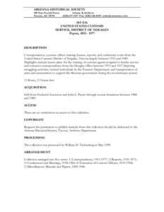 Borders of the United States / Law enforcement / Border guards / Geography of Arizona / Nogales /  Arizona / U.S. Customs and Border Protection / United States Customs Service / Customs officer / Customs / Customs services / Geography of the United States / Twin cities