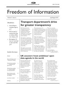 Freedom of Information journal - Volume 7, Issue 6