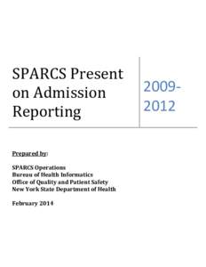 SPARCS Present on Admission Reporting[removed]