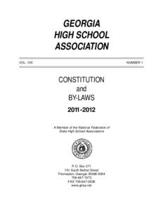 GEORGIA HIGH SCHOOL ASSOCIATION