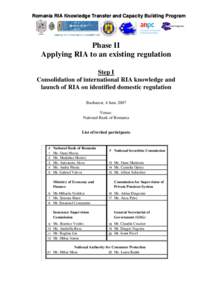 Microsoft WordRIA Knowledge Transfer Phase II Step I List of invited participants.doc