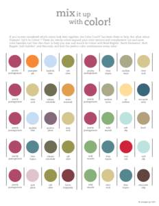 mix it up with color! If you’ve ever wondered which colors look best together, the Color Coach has been there to help. But what about Stampin’ Up!’s In Colors™? These six trendy colors expand your color options a