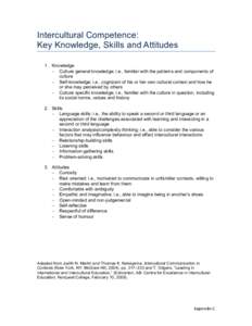 Interculturalism / Cross-cultural studies / Sociology / Intercultural communication / Cross-cultural communication / Cultural competence / Intercultural competence / NorQuest College / Norm / Cultural studies / Human communication / Cultural anthropology