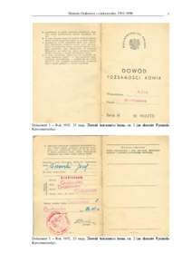 Historia Grabowca – ciekawostki, [removed]Dokument 1 – Rok 1952, 23 maja. Dowód tożsamości konia, cz. 1 (ze zbiorów Ryszarda Karczmarczuka).