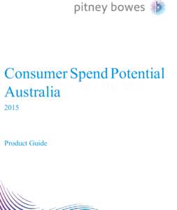 Consumer Spend Potential Australia 2015 Product Guide