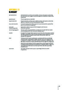 administered items  APPENDICES APPENDIX 15 GLOSSARY