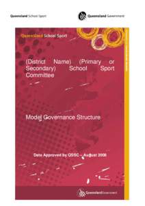 District Model Governance Structure