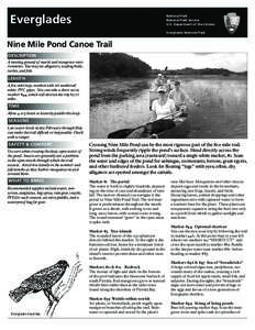 9 mile pond Canoe Trail.indd