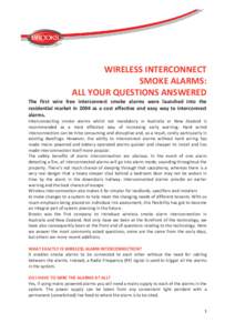 Microsoft Word - AICO FAQ WIRELESS INTERCONNECT