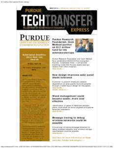 $12 million fund supports Purdue startups