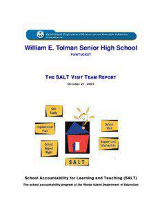 William E. Tolman Senior High School PAWTUCKET