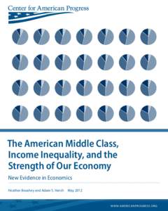 The American Middle Class, Income Inequality, and the Strength of Our Economy New Evidence in Economics Heather Boushey and Adam S. Hersh  May 2012
