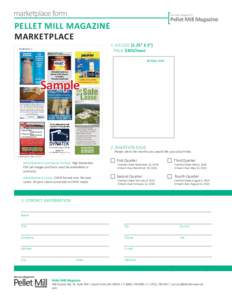 marketplace form  [Pellet Mill Magazine Biomass Magazine’s  PELLET MILL MAGAZINE