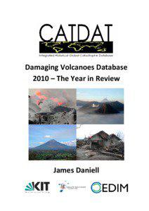    Damaging Volcanoes Database 