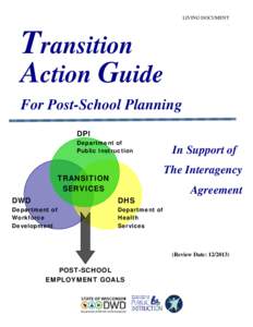 Transition Action Guide (TAG) For Post-School Planning