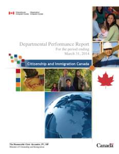 Departmental Performance Report 2014