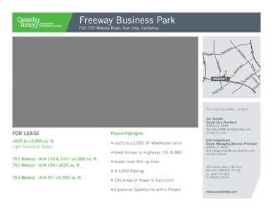 Freeway Business Park[removed]Mabury Road, San Jose, California en  ue