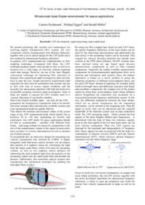 Wave mechanics / Measuring instruments / Measurement / Doppler effect / Laser / Laser Doppler velocimetry / Laser Doppler vibrometer / Physics / Technology / Optics