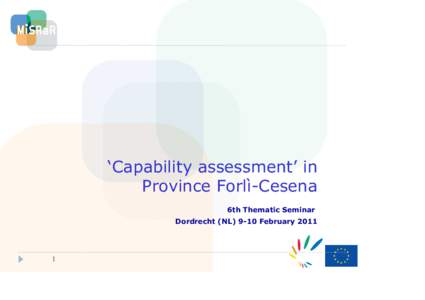 MiSRaR capability assessment ProvFC
