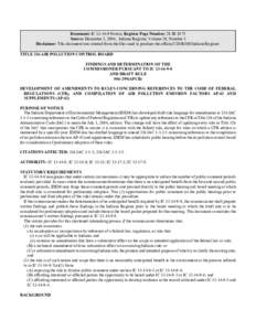 Document: IC[removed]Notice, Register Page Number: 28 IR 1075 Source: December 1, 2004, Indiana Register, Volume 28, Number 3 Disclaimer: This document was created from the files used to produce the official CD-ROM India