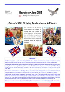 14 JuneIssue 9 Newsletter June 2016 Waddington All Saints Primary School