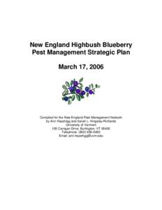 Biological pest control / Flora of the United States / Pest control / Berries / Blueberry / Integrated pest management / Rhagoletis mendax / Agriculture / Pesticides / Biology
