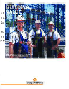 BUILDING VALUE NEW BRUNSWICK POWER CORPORATION ANNUAL REPORT[removed]