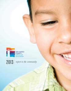 2013  report to the community SAN MATEO COUNTY SCHOOL DISTRICT BOUNDARIES