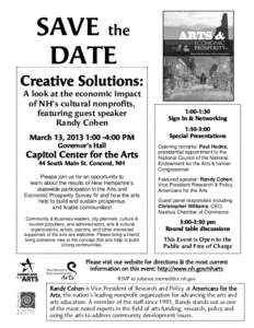 Microsoft Word - SAVE the date March 13 Randy Cohen public presentation.doc