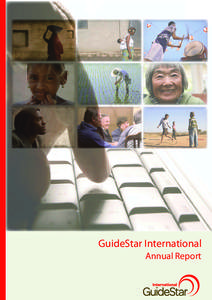 GuideStar International Annual Report 2008 Table of contents Message from CEO