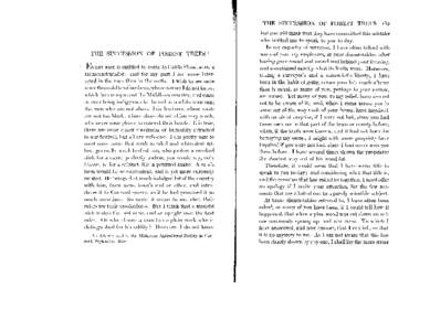 THE SUCCESSION OF FOREST TREES  THE SUCCESSION OF FOREST TREES 1 Evrmy man is entitled to come to Cattle-Show, even a. transcendentalist ; and for my part I am more interested in the men than in the cattle . I wish to se