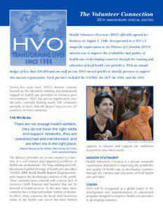 Health economics / HVO / Health care system / Health care provider / Healthcare / Health Volunteers Overseas / Health