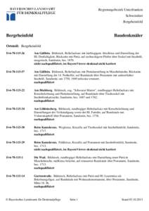 Regierungsbezirk Unterfranken Schweinfurt Bergrheinfeld