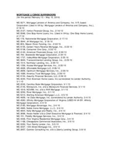 MERS / Economy of the United States / Finance / Business / American Freedom Mortgage / Prospect Mortgage / Mortgage industry of the United States / Mortgage broker / Mortgage loan