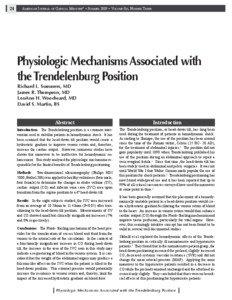 Biology / Trendelenburg position / Venous return curve / Friedrich Trendelenburg / Hypotension / Cardiac output / Preload / Orthostatic hypotension / Stroke volume / Cardiovascular physiology / Anatomy / Medicine