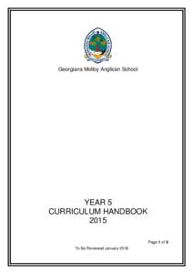 Microsoft Word - Year5 Curriculum Handbook 2015
